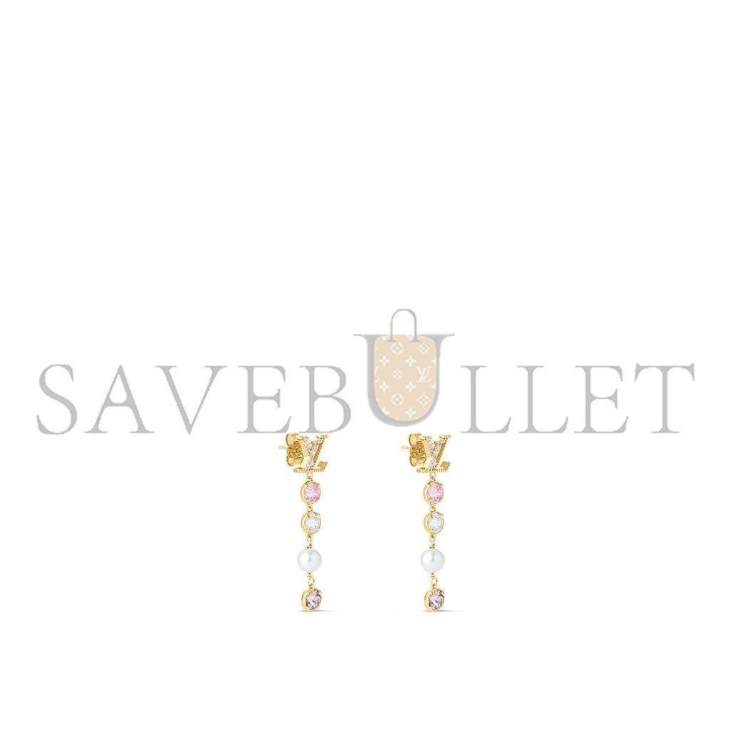 LOUIS VUITTON LV ICONIC TRESOR EARRINGS M01510